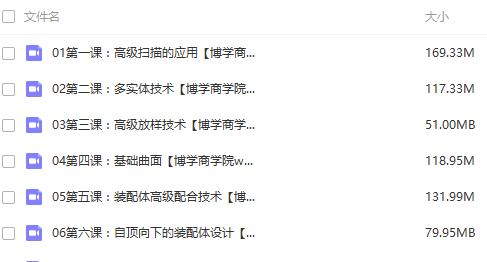 solidworks2011博学高级培训视频教程全套（完整的配套练习素材 模型 图纸） - 图片1