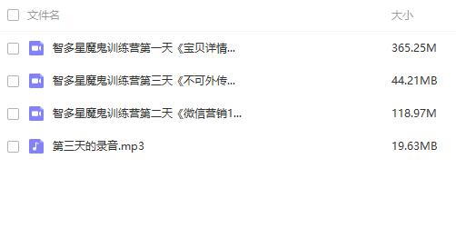 微信营销之魔鬼训练3天YY内部弟子班微信营销思维课程全套 - 图片1