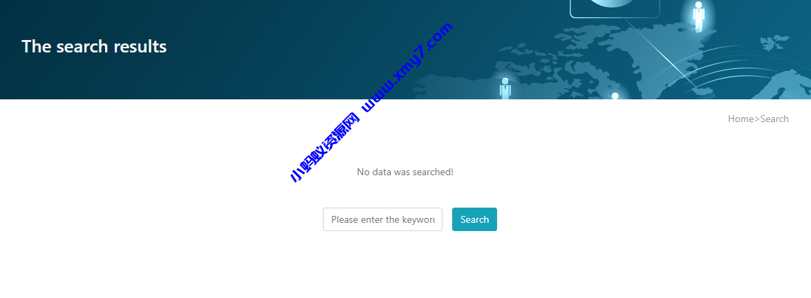PbootCMS英文站搜索效果页面包屑显示中文的修改方法 - 图片1