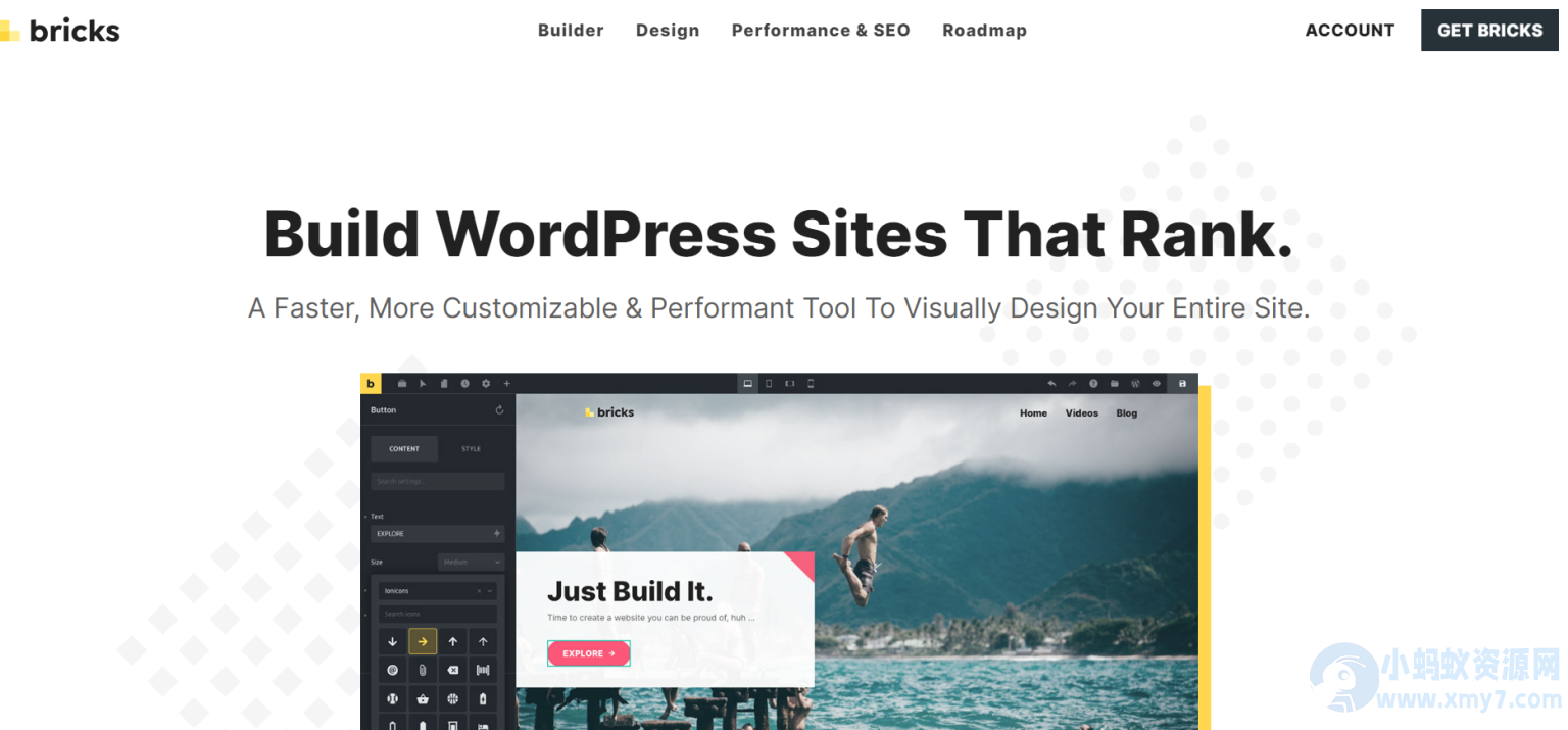 WordPress主题–Bricks Builder v2.1.3 破解版，自带可视化编辑器的主题 - 图片1