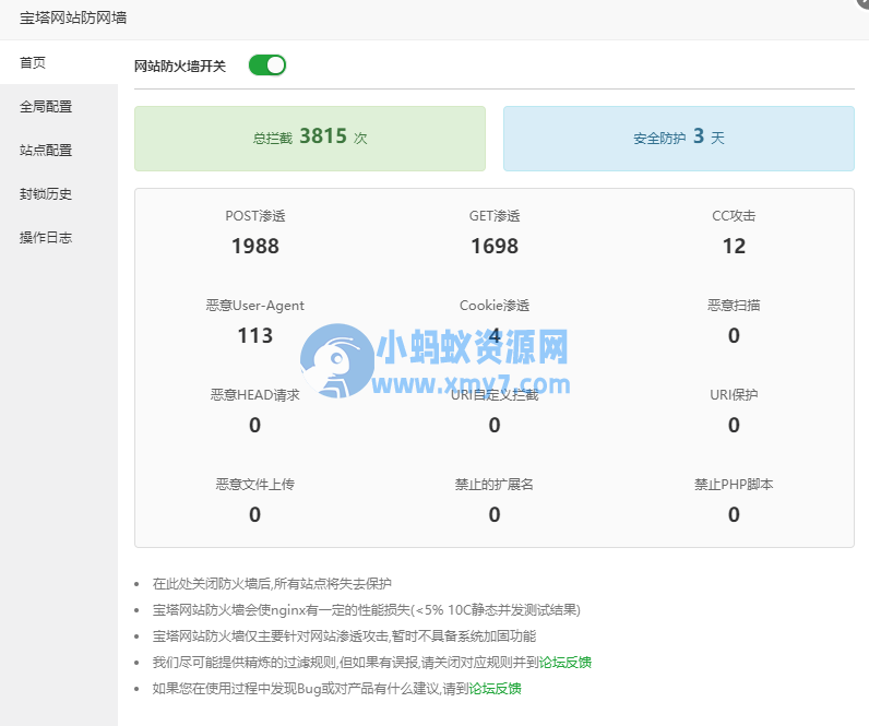 宝塔Linux面板解锁Nginx收费防火墙插件及收费网站监控报表激活方法 - 图片1