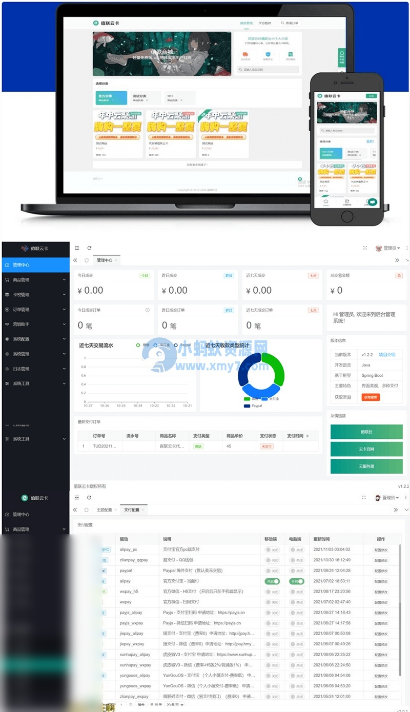 值联云卡自动售卡商业系统v2.0.0 - 图片1