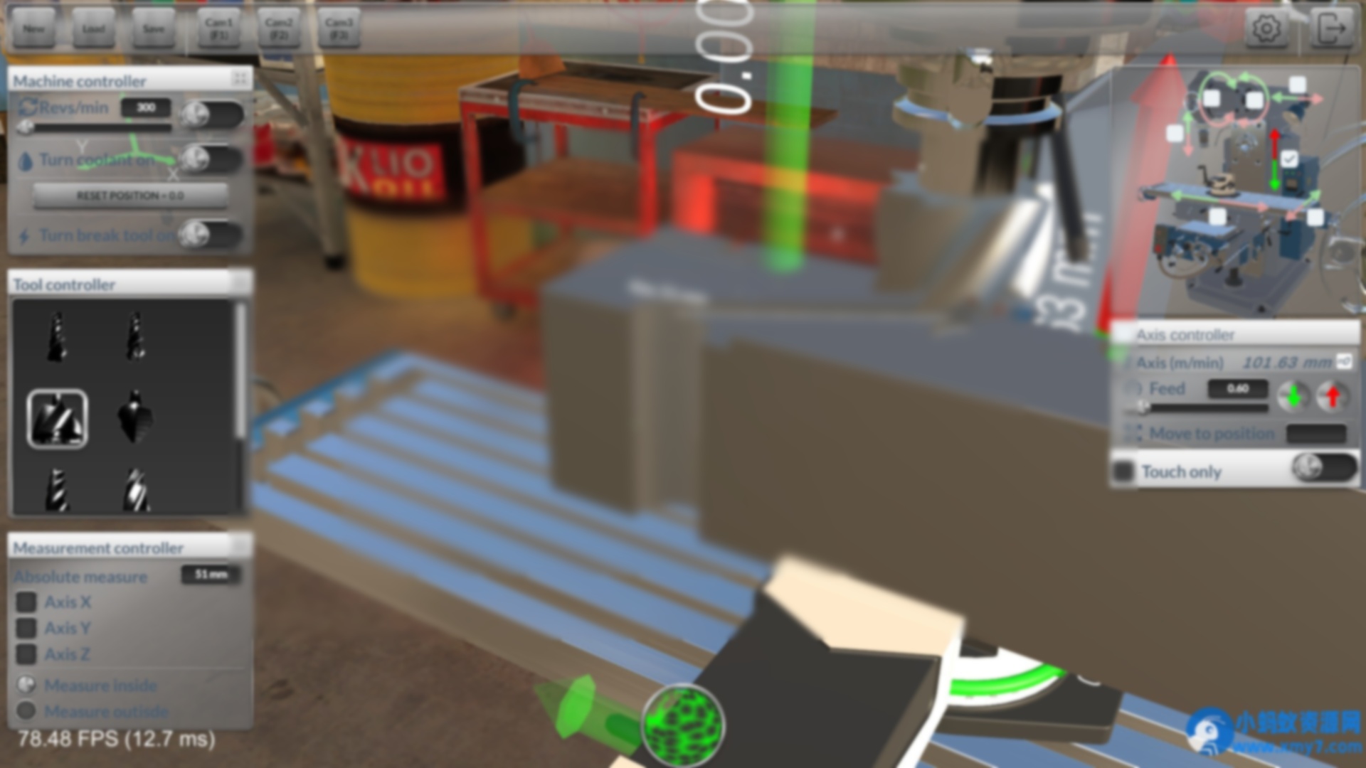 《铣削机模拟器》Build.20665741中文版 - 图片1